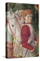 Two Liveried Attendants and the Head of Lorenzo the Magnificent's Horse-Benozzo di Lese di Sandro Gozzoli-Stretched Canvas