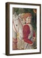 Two Liveried Attendants and the Head of Lorenzo the Magnificent's Horse-Benozzo di Lese di Sandro Gozzoli-Framed Giclee Print