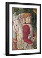Two Liveried Attendants and the Head of Lorenzo the Magnificent's Horse-Benozzo di Lese di Sandro Gozzoli-Framed Giclee Print