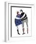 Two Lone Rangers (red)-Stacy Milrany-Framed Art Print