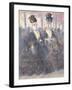 Two Lorettes at the Theatre-Constantin Guys-Framed Giclee Print