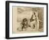 Two Lovers, 1854-Elizabeth Eleanor Siddal-Framed Giclee Print