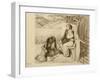 Two Lovers, 1854-Elizabeth Eleanor Siddal-Framed Giclee Print