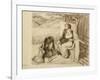 Two Lovers, 1854-Elizabeth Eleanor Siddal-Framed Giclee Print