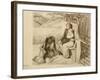 Two Lovers, 1854-Elizabeth Eleanor Siddal-Framed Giclee Print