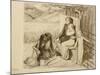 Two Lovers, 1854-Elizabeth Eleanor Siddal-Mounted Giclee Print