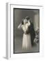 Two Lovers Embrace and Kiss-null-Framed Photographic Print