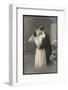 Two Lovers Embrace and Kiss-null-Framed Photographic Print