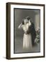 Two Lovers Embrace and Kiss-null-Framed Premium Photographic Print