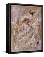 Two Lovers Embracing-Marta Gottfried-Framed Stretched Canvas