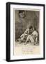 Two Lovers in a Courtyard, 1880's-Francisco de Goya-Framed Giclee Print