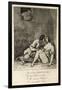 Two Lovers in a Courtyard, 1880's-Francisco de Goya-Framed Giclee Print