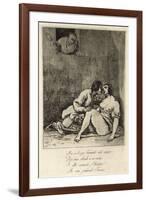 Two Lovers in a Courtyard, 1880's-Francisco de Goya-Framed Giclee Print