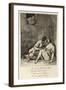 Two Lovers in a Courtyard, 1880's-Francisco de Goya-Framed Giclee Print