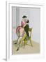 Two Lovers, Published 1835, Reprinted in 1908-Peter Fendi-Framed Giclee Print