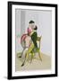 Two Lovers, Published 1835, Reprinted in 1908-Peter Fendi-Framed Giclee Print