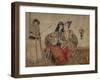 Two Lovers. Qajar Persia, Ah 1254 / 1838 Ad-null-Framed Giclee Print