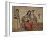 Two Lovers. Qajar Persia, Ah 1254 / 1838 Ad-null-Framed Giclee Print