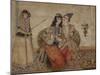 Two Lovers. Qajar Persia, Ah 1254 / 1838 Ad-null-Mounted Giclee Print