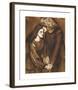 Two Lovers-Dante Gabriel Rossetti-Framed Premium Giclee Print