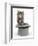 Two Maine Coon Kittens, 7 Weeks, in a Grey Top Hat-Mark Taylor-Framed Photographic Print