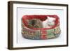 Two Maine Coon Kittens, 8 Weeks, Sleeping in a Cat Bed-Mark Taylor-Framed Photographic Print