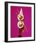 Two Maki-Sushi with Avocado and Salmon on Knife-Hartmut Kiefer-Framed Photographic Print