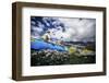 Two Male Anglers Casting a Streamer on the Rio Grande River in Patagonia, Argentina-Matt Jones-Framed Photographic Print