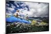 Two Male Anglers Casting a Streamer on the Rio Grande River in Patagonia, Argentina-Matt Jones-Mounted Photographic Print