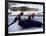 Two Man Bobsled Team Pushing Off at the Start , Lake Placid, New York, USA-Paul Sutton-Framed Photographic Print