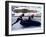 Two Man Bobsled Team Pushing Off at the Start , Lake Placid, New York, USA-Paul Sutton-Framed Photographic Print