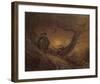 Two Man Contemplating the Moon-Caspar David Friedrich-Framed Giclee Print