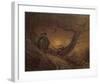 Two Man Contemplating the Moon-Caspar David Friedrich-Framed Giclee Print