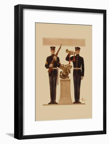 Two Marines-Joseph Christian Leyendecker-Framed Art Print