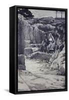 Two Marys' Watch the Tomb of Jesus-James Tissot-Framed Stretched Canvas