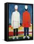 Two Masculine Figures, 1928-32-Kasimir Malevich-Framed Stretched Canvas