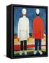 Two Masculine Figures, 1928-32-Kasimir Malevich-Framed Stretched Canvas
