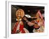 Two Mask Dancers in Cochin, Kerala State, India-null-Framed Photographic Print