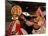 Two Mask Dancers in Cochin, Kerala State, India-null-Mounted Photographic Print