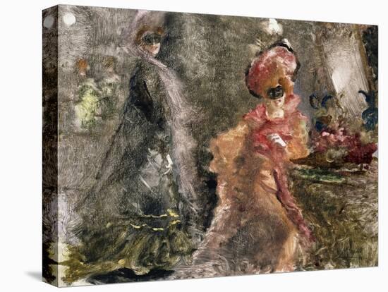 Two Masked Ladies-Pompeo Mariani-Stretched Canvas