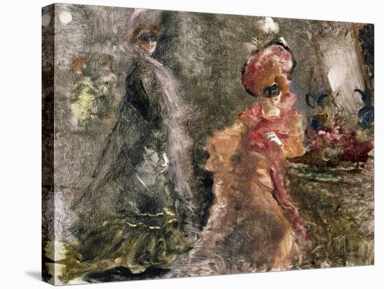 Two Masked Ladies-Pompeo Mariani-Stretched Canvas