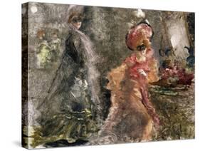 Two Masked Ladies-Pompeo Mariani-Stretched Canvas