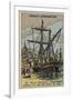 Two-Masted Merchant Ship of Marseilles, 17th Century-null-Framed Giclee Print