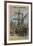 Two-Masted Merchant Ship of Marseilles, 17th Century-null-Framed Giclee Print