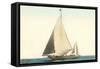 Two-Masted Sailboat-null-Framed Stretched Canvas