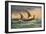 Two-Masted Saxon Warship Under Sail-R. Gallan-Framed Art Print