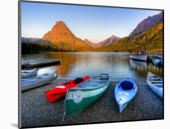 Two Medicine Lake and Sinopah Mountain, Glacier National Park, Montana, USA-Jamie & Judy Wild-Mounted Photographic Print