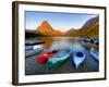 Two Medicine Lake and Sinopah Mountain, Glacier National Park, Montana, USA-Jamie & Judy Wild-Framed Photographic Print