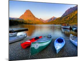 Two Medicine Lake and Sinopah Mountain, Glacier National Park, Montana, USA-Jamie & Judy Wild-Mounted Photographic Print