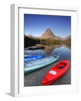 Two Medicine Lake and Sinopah Mountain, Glacier National Park, Montana, USA-Jamie & Judy Wild-Framed Photographic Print